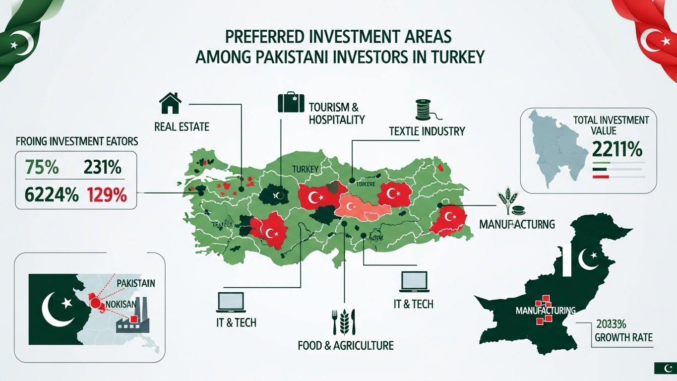 Pakistanlı Yatırımcılar Arasında Türkiye’de Tercih Edilen Bölgeler